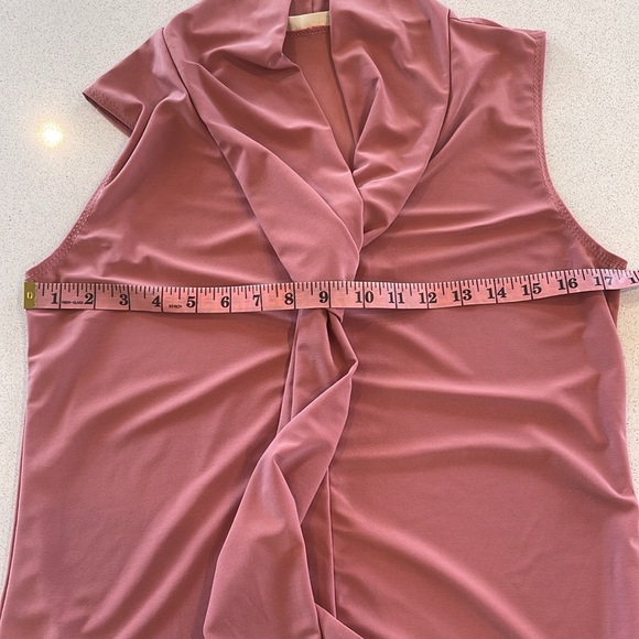 Tiffany & Grey Petite Women’s Pink Sleeveless Blouse - Size L - Picture 5 of 7